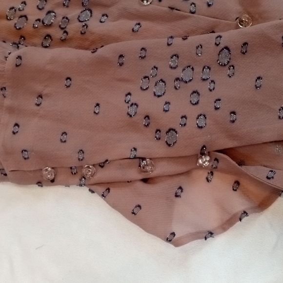 Vtg Tuleh Silk Blouse Italy S Mauve - Picture 5 of 10